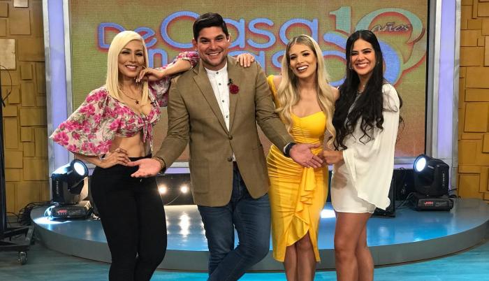 Jasú Montero, Emilio Pinargote, Mafer Pérez y Michella Pincay.
