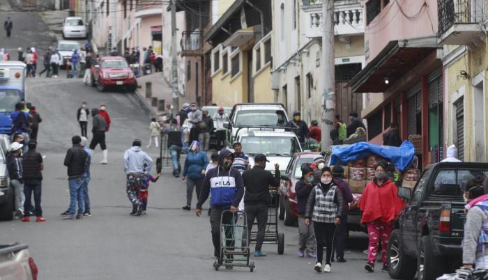 El Centro Histórico de Quito aglutina concentraciones de ciudadanos.