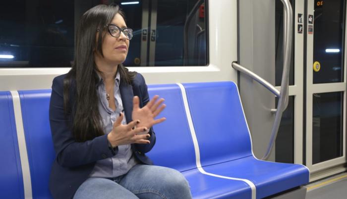 Andrea Flores, gerente del Metro de Quito.