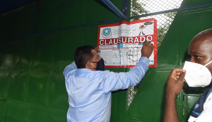Balandra clausurado