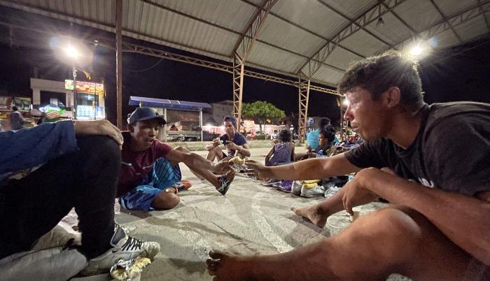 Migrantes en Huaquillas