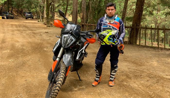 Mauricio Cuevas moto Sudamericano