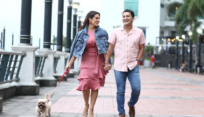 Martín Calle y Cecilia Cascante.