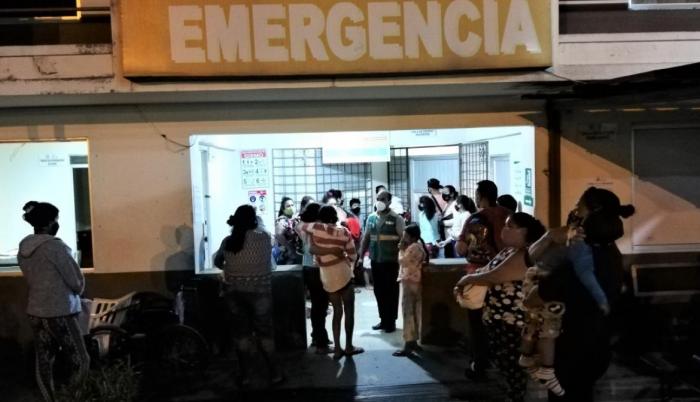 En Santa Rosa, el agua ha quedado suspendido.