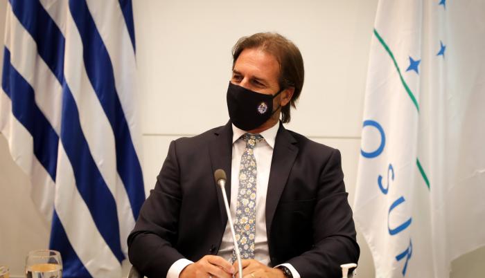 El presidente de Uruguay, Luis Lacalle Pou.