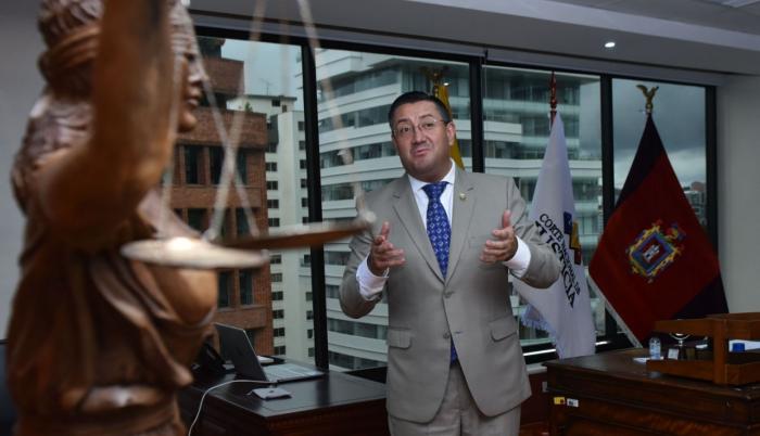Iván Saquicela es el presidente de la Corte Nacional de Justicia
