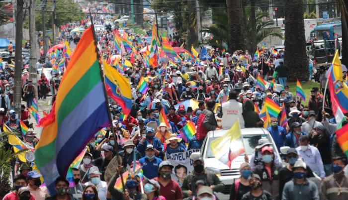 Marcha- indígenas- CNE- Yaku