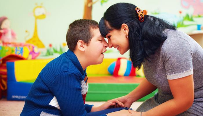 Niño con discapacidad