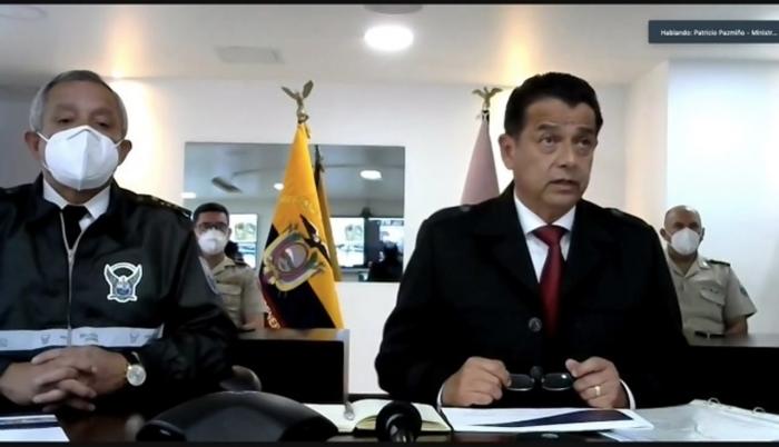El comandante de la Policía y el ministro de Gobierno comparecen ante el Pleno de la Asamblea. 1 de marzo de 2021.