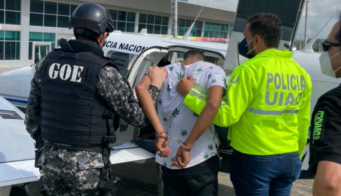 Fue trasladado en un helicóptero de la Policía hasta Guayaquil.