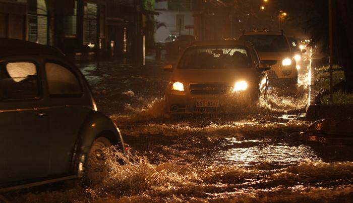 Calles inundadas