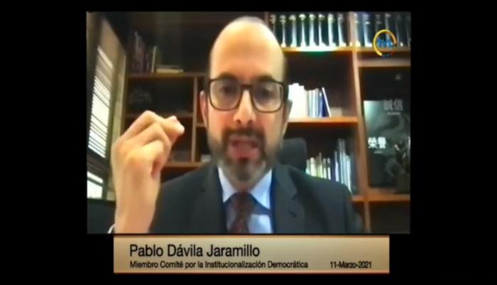 Pablo Dávila, presidente de Comité de Institucionalización Democrática