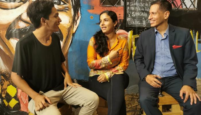 Conversatorio. Participantes de la cita ‘Marzo con M de Mujer’.