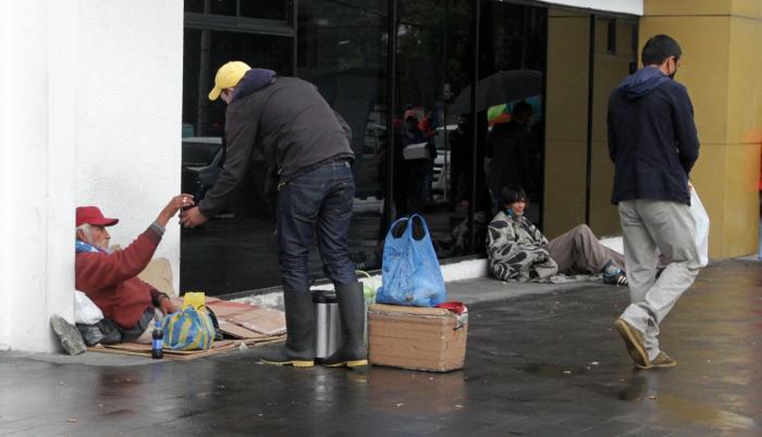 Los casos de mendicidad se incrementaron desde finales del año pasado.