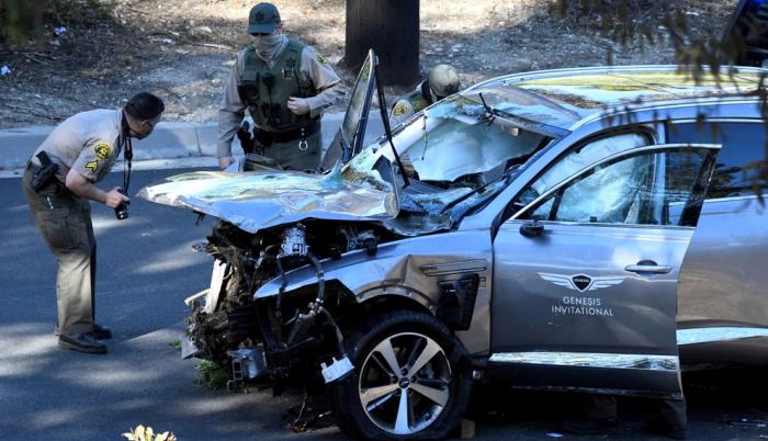 Tiger Woods golf accidente