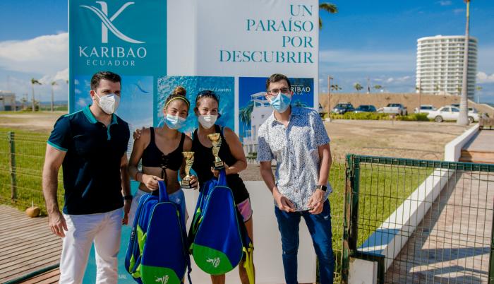 María Emilia Quintana Raquel Coronel TORNEO KARIBAO