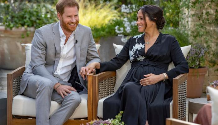 El príncipe Harry de Inglaterra y Meghan Markle.