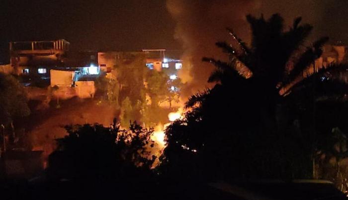 Se reporta un incendio en Manabí.
