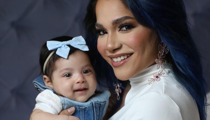 Sara Toscano y su hija