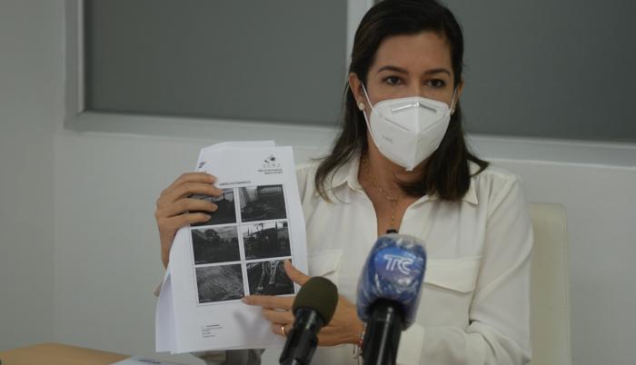 La directora de Ambiente del Municipio.