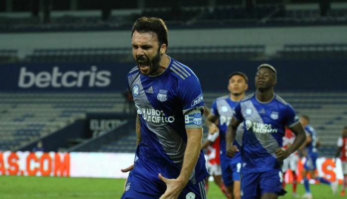 Sebastián Rodríguez marcó el gol de la victoria de Emelec.