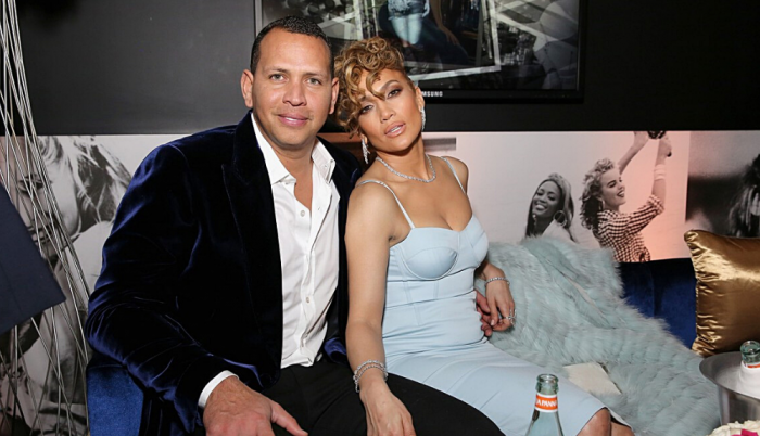 Álex Rodríguez y Jennifer López.