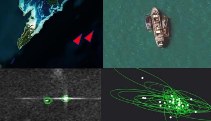 satelite en buques