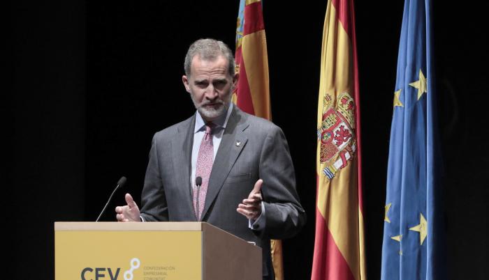 En la imagen, el rey Felipe VI.