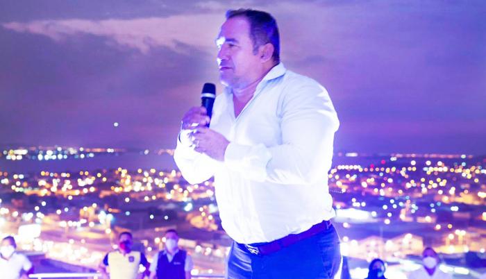 El alcalde de Durán, Dalton Narváez, en una reciente aparición pública.