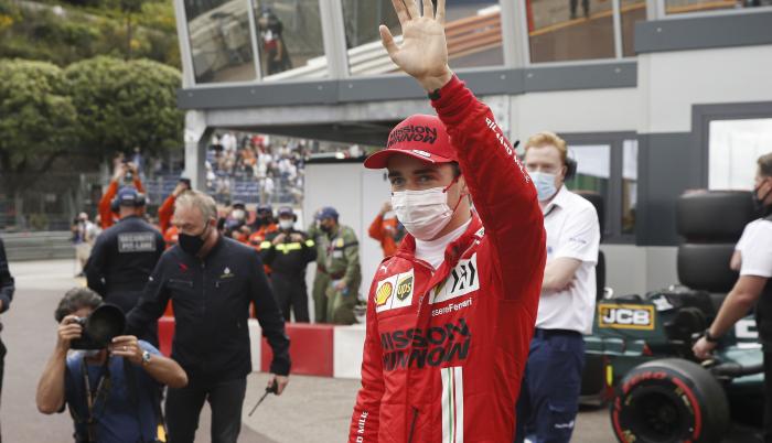 Charles Leclerc pole Mónaco