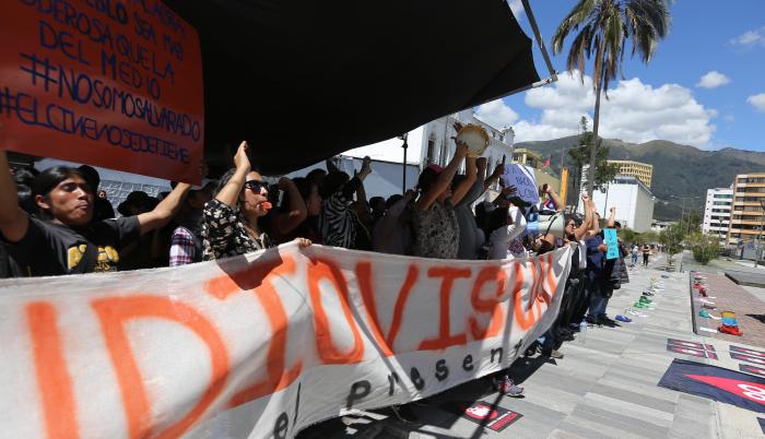 protestas de audiovisuales