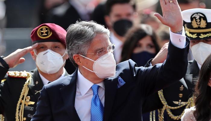 El presidente de Ecuador, Guillermo Lasso, el pasado lunes en Quito.