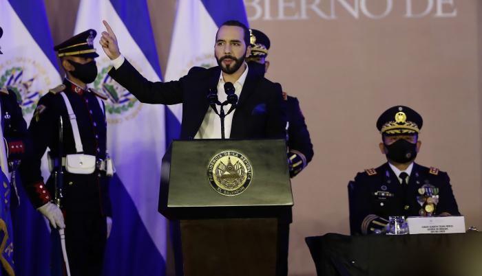 El presidente de El Salvador, Nayib Bukele.