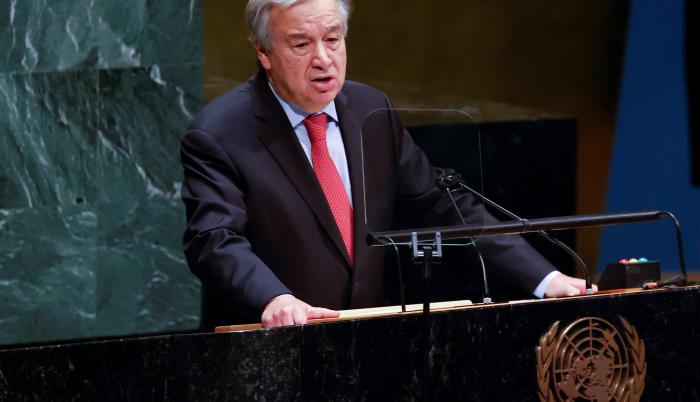 En la imagen, el secretario general de la ONU, António Guterres.