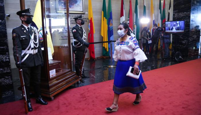 Dina Farinango, asambleísta de Pachakutik, 15 jun. 21