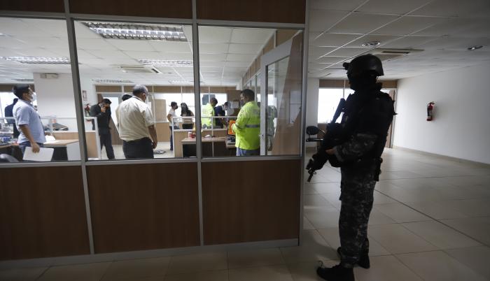Allanamiento en Corte de Guayaquil