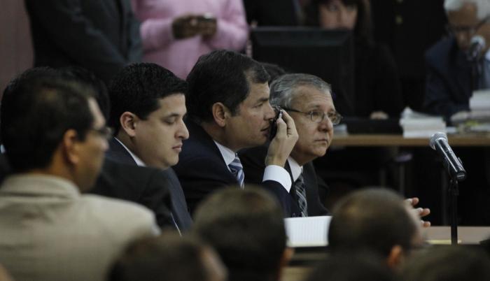 Audiencia de casación del caso El Universo, 15 de febrero de 2012