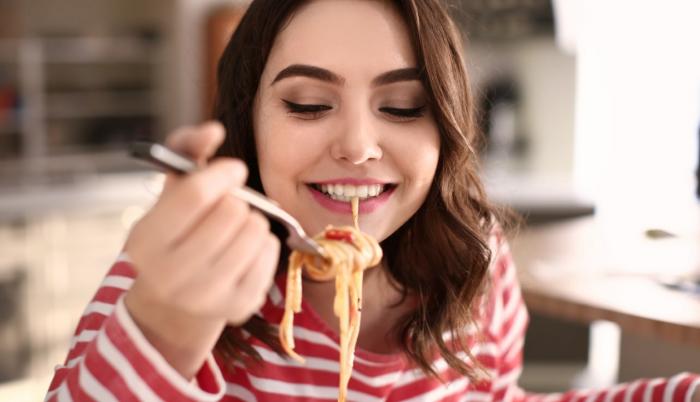 Tallarines, plato que forma parte de la dieta ecuatoriana
