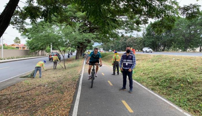 ciclovia Puerto Azul
