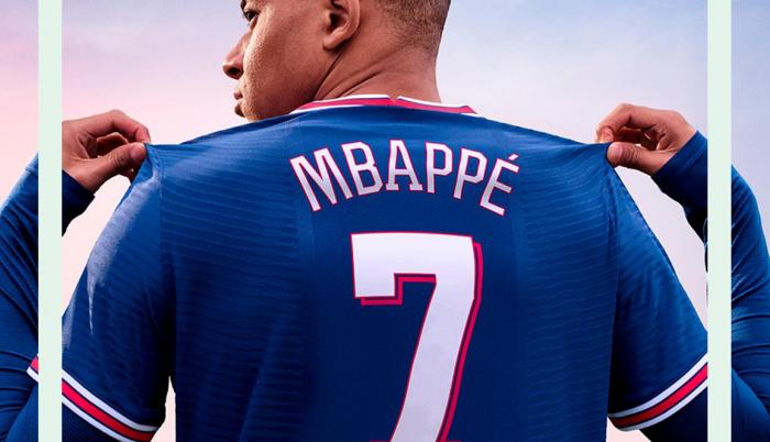 Kylian Mbappé en la portada del FIFA 22.