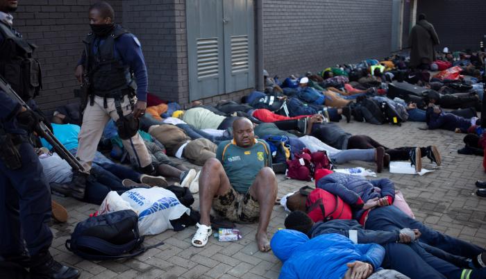 Protestas Sudáfrica