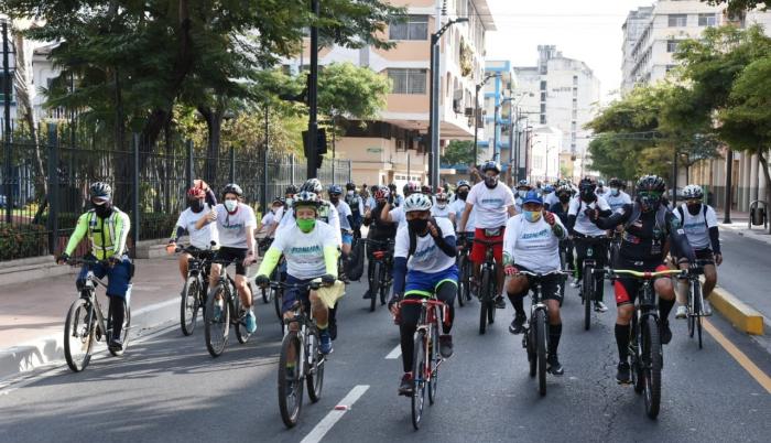Alrededor de 200 ciclistas acudieron al recorrido.