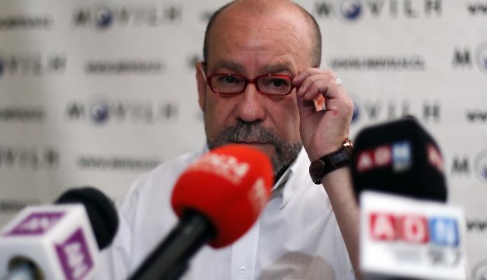 En la imagen un registro del activista chileno Rolando Jiménez, vocero del Movimiento de Integración y Liberación Homosexual (Movilh).
