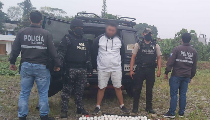 Evidencias. Una persona fue aprehendida con material explosivo el pasado 21 de julio.