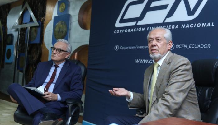 Iván Andrade y Salgado, presidente y gerente de CFN