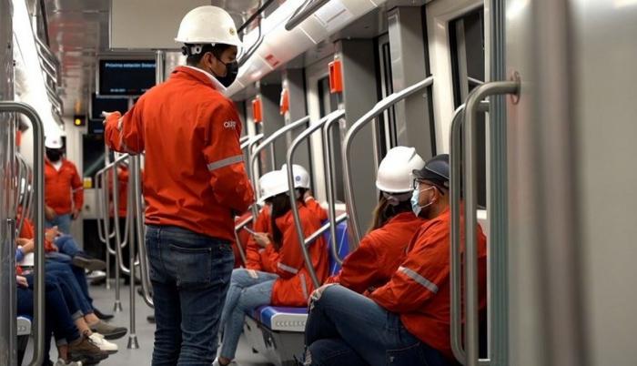 Pruebas tripuladas metro de Quito