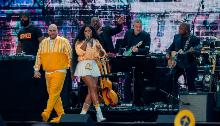 Fat Joe y Remy Ma durante el We Love NYC: The Homecoming Concert (agosto 21-2011)