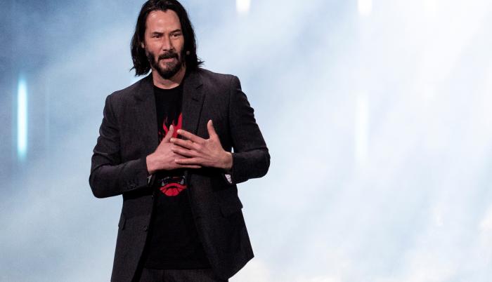 El actor Keanu Reeves