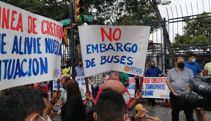 buses plantón