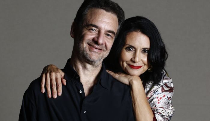 Gianluca Barbadori y Montse Serra.